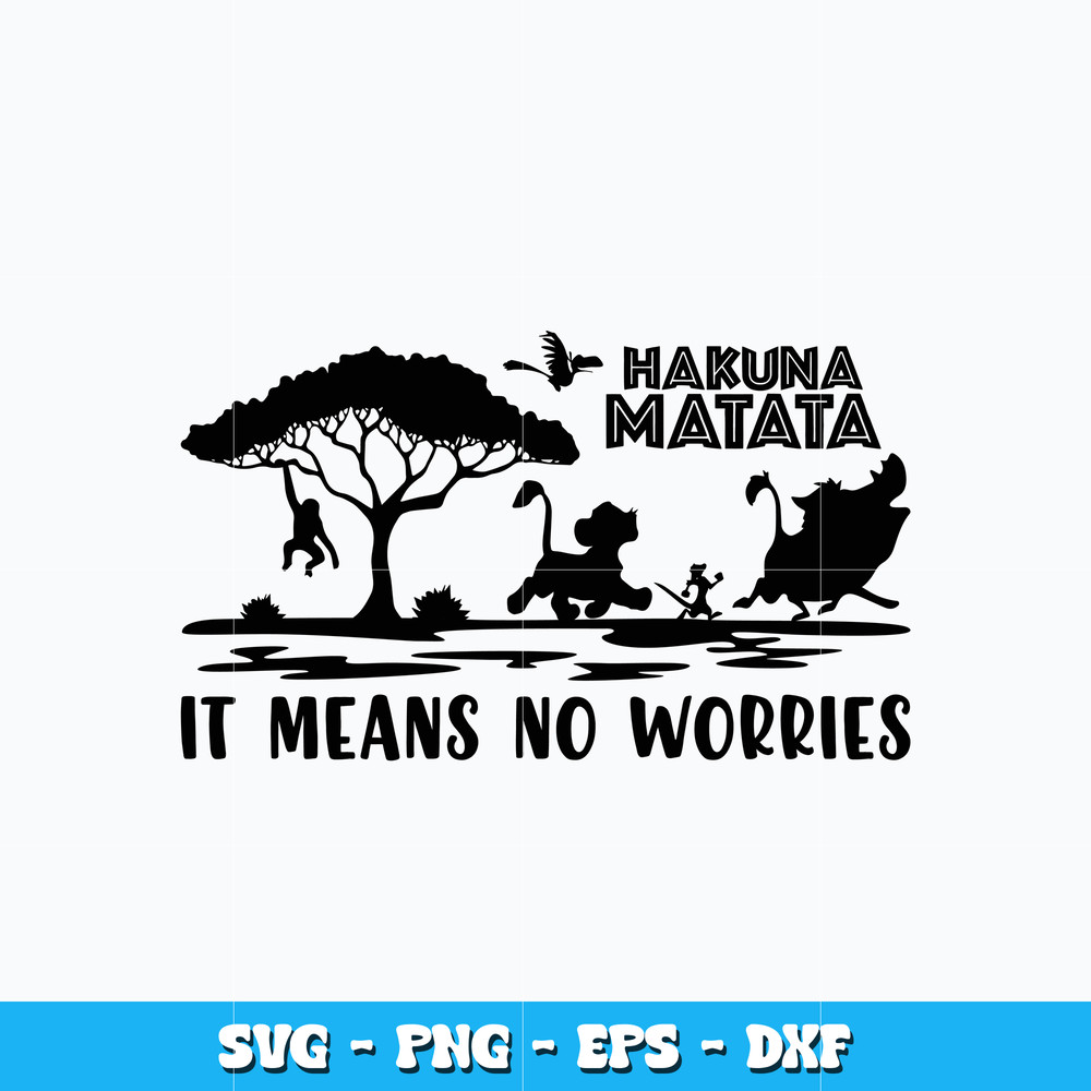 It Means No Worries svg