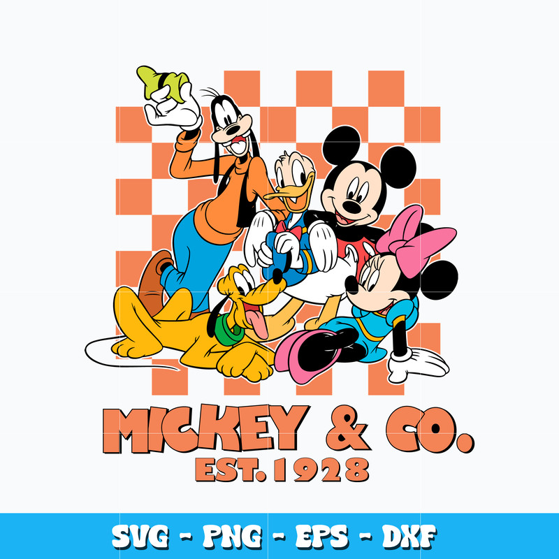 Mickey And Co Est 1928 svg