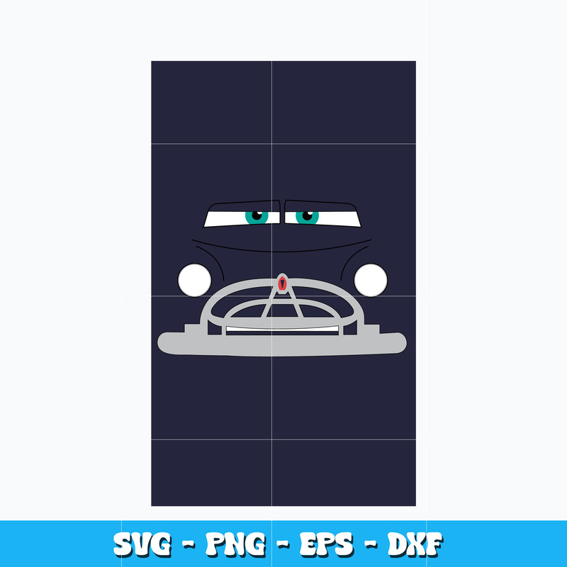 Doc Hudson face svg