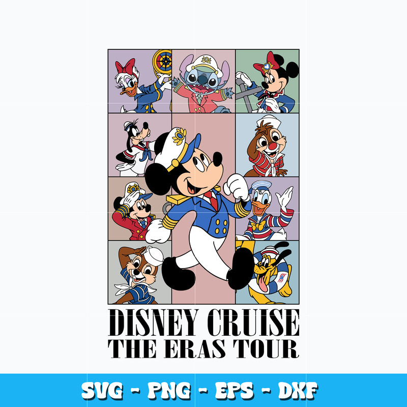 Disney cruise the eras tour svg