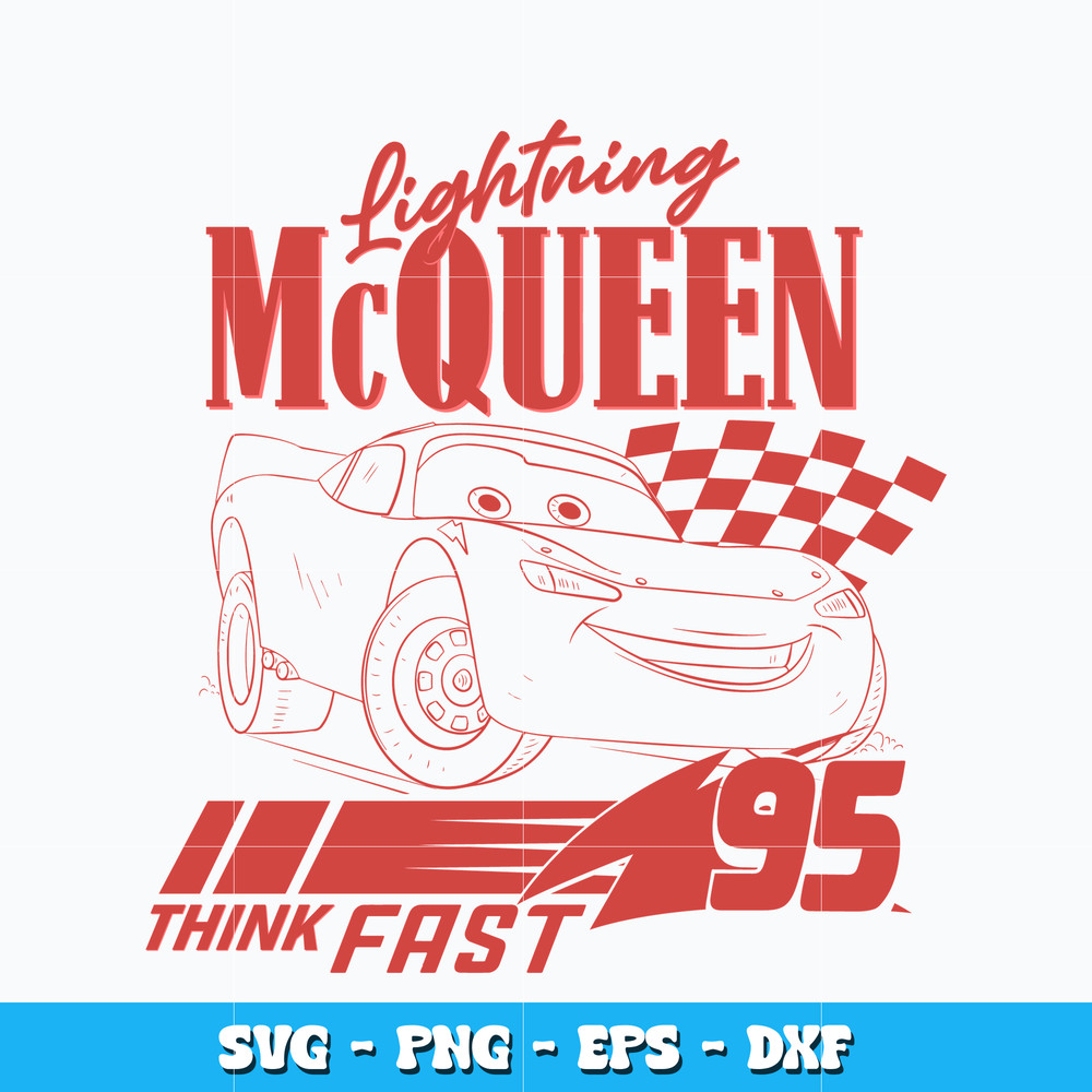 Lightning McQueen 95 svg