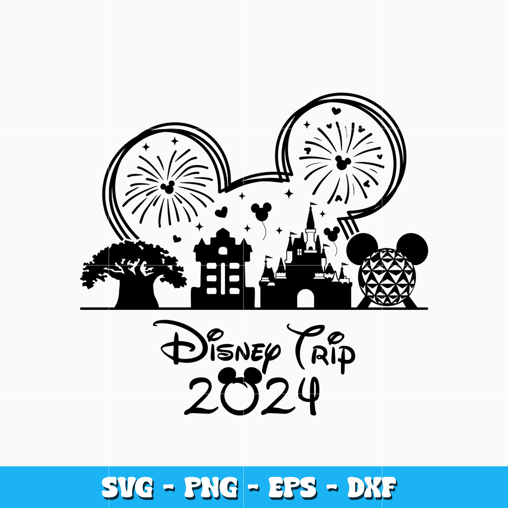 Disney Trip 2024 design svg