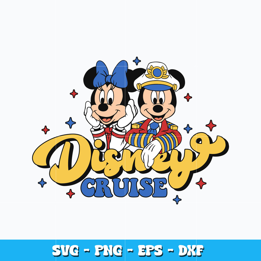 Disney Cruise Mickey And Minnie svg