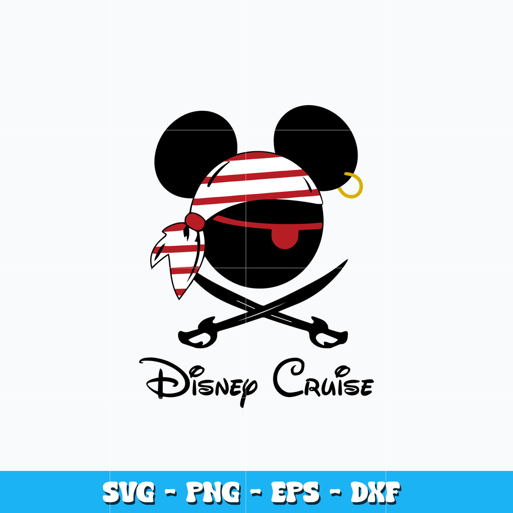 Mickey Mouse Pirate Sword svg