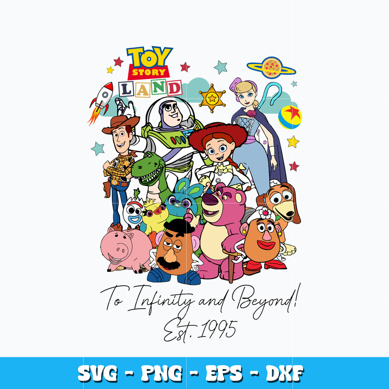 To Infinity And Beyond Est 1995 svg
