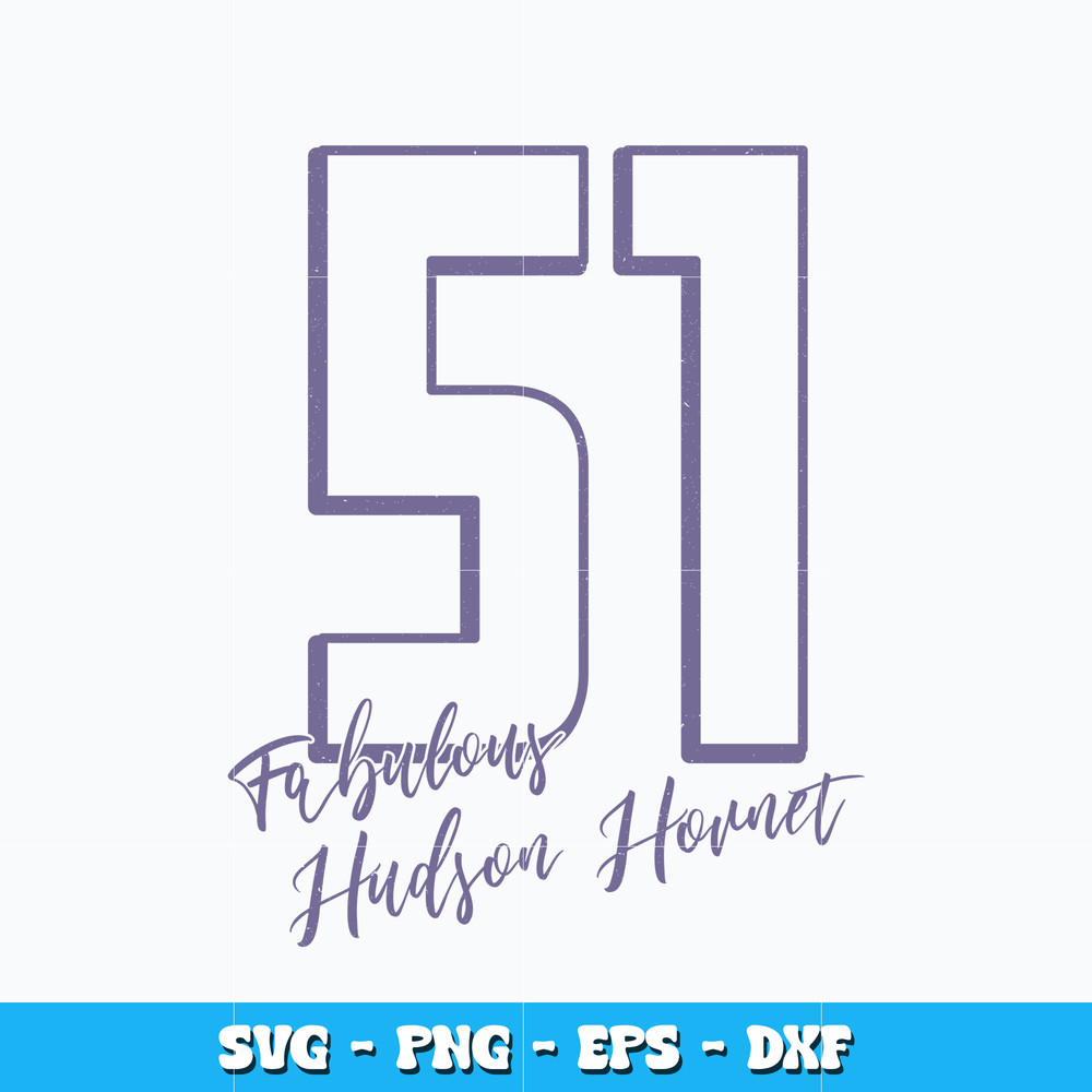 Fabulous hudson hornet svg