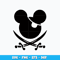 Mickey Pirates svg