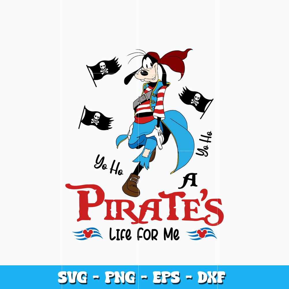 A Pirate's Life For Me svg