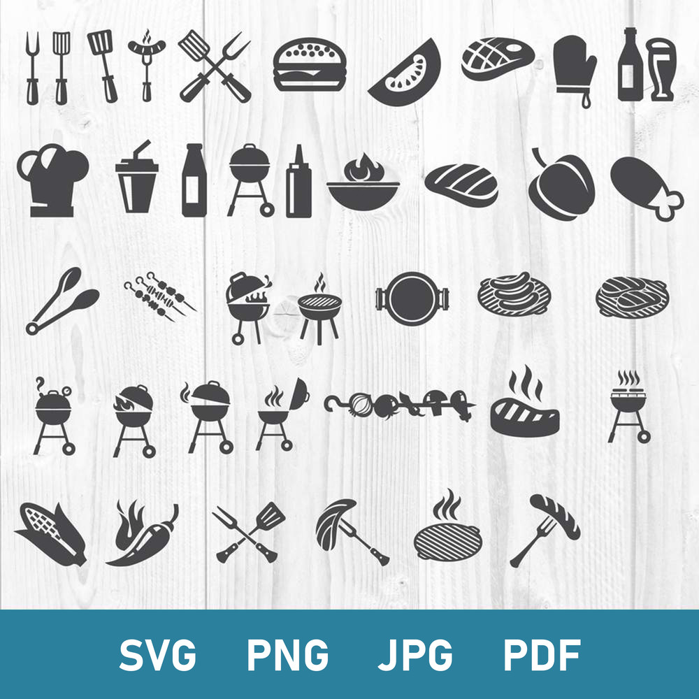 BBQ Bundle Svg, BBQ Svg, Picnic Svg, Png Dxf Eps File.jpg