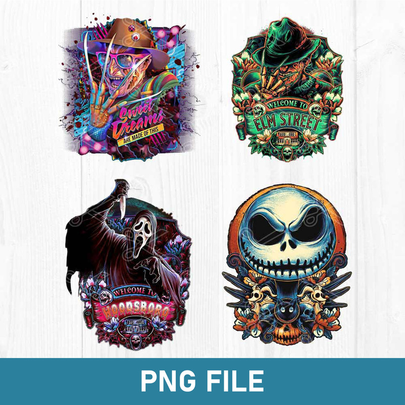 Horror Movies Bundle Png, Horror Characters Movies Png, Horror Png, Halloween Png Digital File.jpg