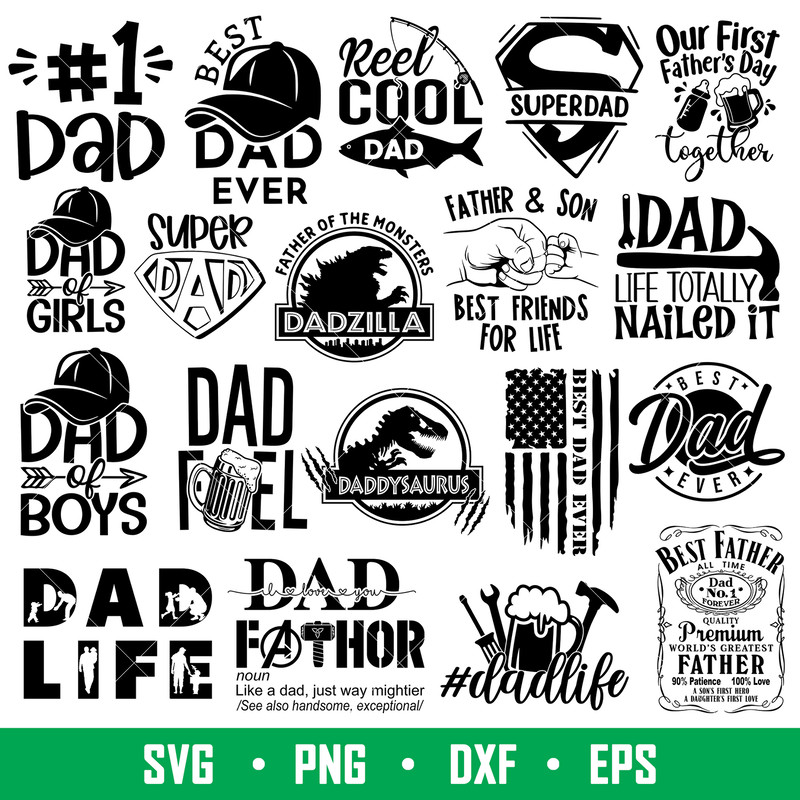 Father Bundle Vol , Father’s Day Bundle Svg, Dad Life Svg, Father’s Day Svg, Best Dad Svg,png,dxf,eps file.jpeg
