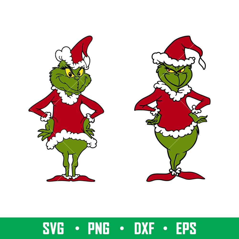 Grinch Santa Claus Bundle, Grinch Santa Claus Bundle Svg, Christmas Svg, Merry Grinchmas Svg, Santa Claus Svg,png,dxf,eps file.jpeg