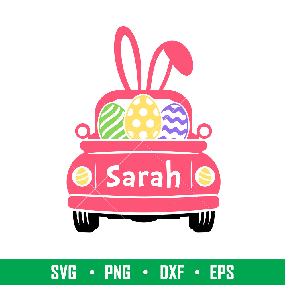Happy Easter Truck, Happy Easter Truck Svg, Happy Easter Svg, Easter egg Svg, Spring Svg, png,dxf,eps file.jpeg