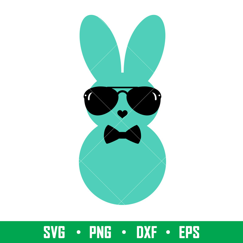 Hipster Easter Bunny Boys, Hipster Easter Bunnies Svg, Happy Easter Svg, Easter egg Svg,png,eps,dxf file.jpeg