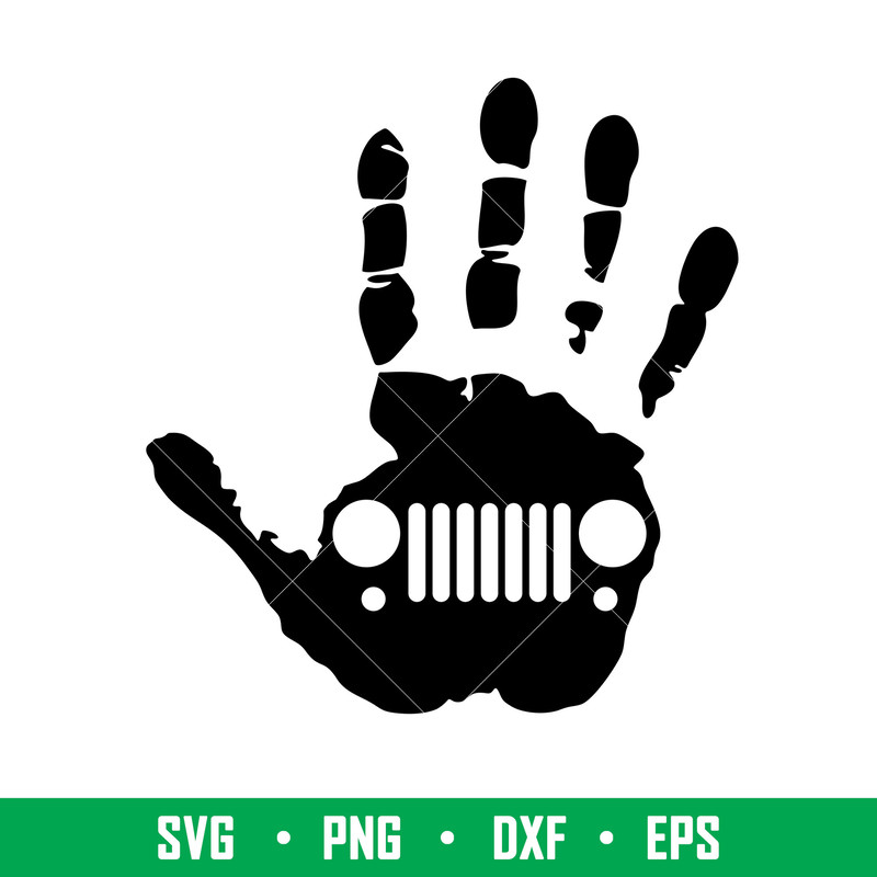 Jeep Hand, Jeep Hand Svg, Offroad Svg, Outdoors Svg, Outdoor Life Svg, png, dxf, eps file.jpeg