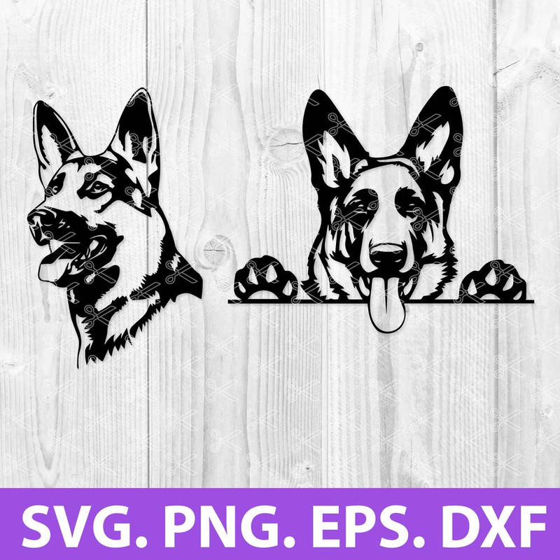 German Shepherd Bundle Svg, German Shepherd SVg, Dog Svg, Animal Svg, Png Dxf Eps File.jpg