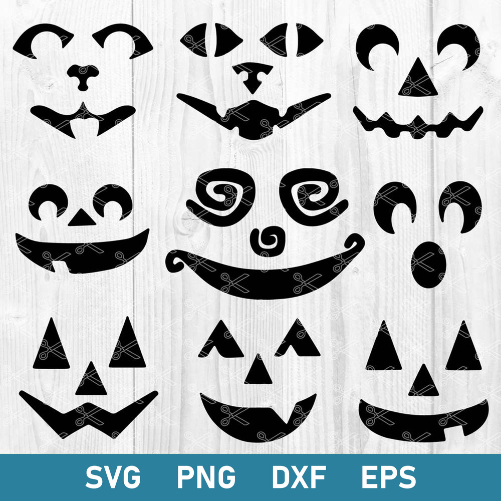 Halloween Bundle Svg, Halloween Face Svg, Halloween Svg, Png Dxf Eps File.jpg