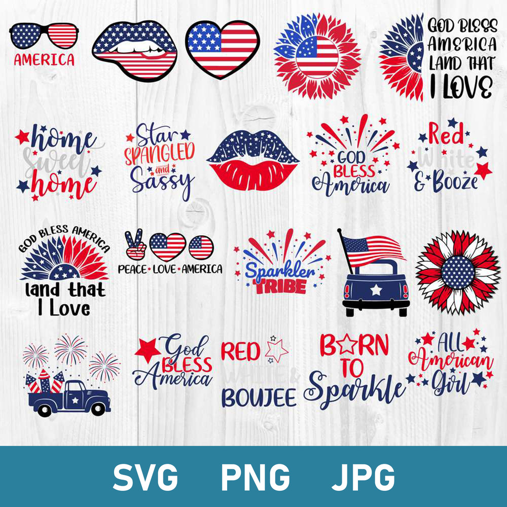 Bundle 4th of July Svg, July 4th Svg, Fourth of July Svg, America Svg, Png Jpg Digital File.jpg