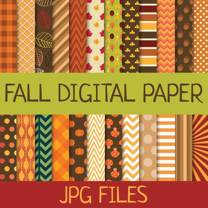 Fall Digital Paper Jpg, Autumn Digital Paper, Fall Jpg, Instant Download.jpg