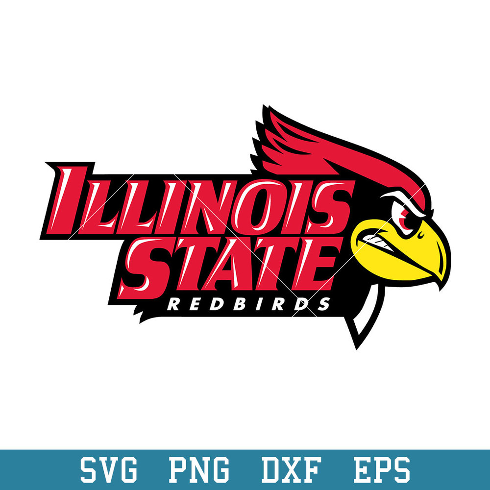 Illinois State Redbirds Logo Svg, Illinois State Redbirds Svg, NCAA Svg, Png Dxf Eps Digital File.jpeg