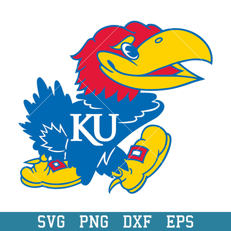 Kansas Jayhawks Logo Svg, Kansas Jayhawks Svg, NCAA Svg, Png Dxf Eps Digital File.jpeg
