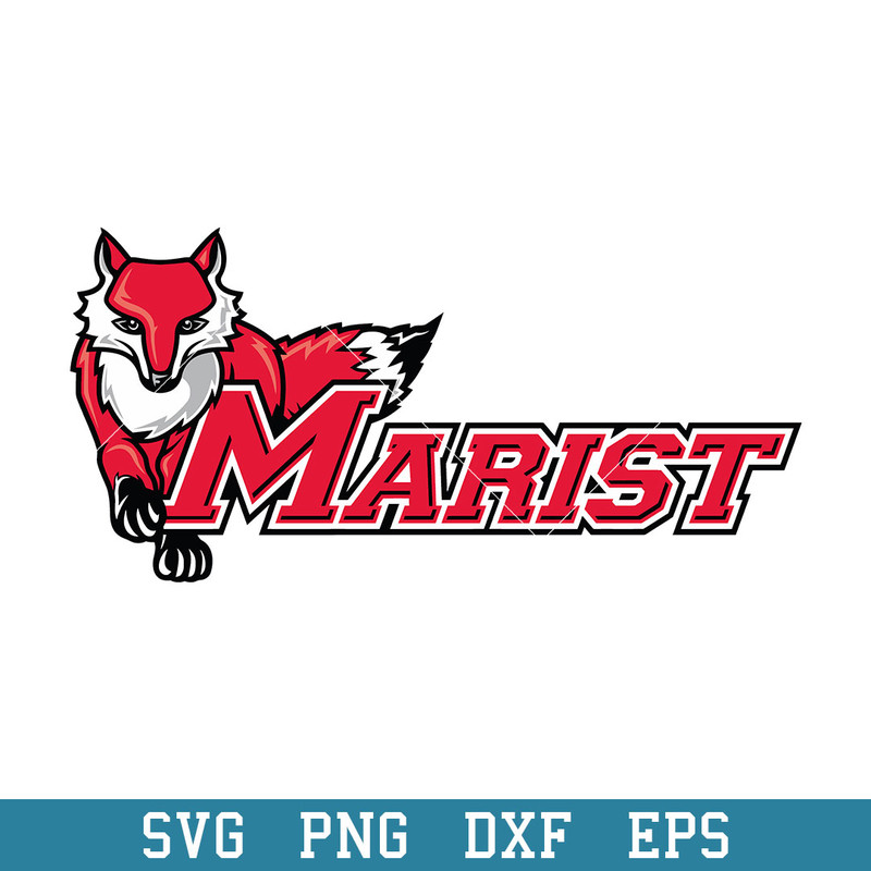 Marist Red Foxes Logo Svg, Marist Red Foxes Svg, NCAA Svg, Png Dxf eps Digital File.jpeg