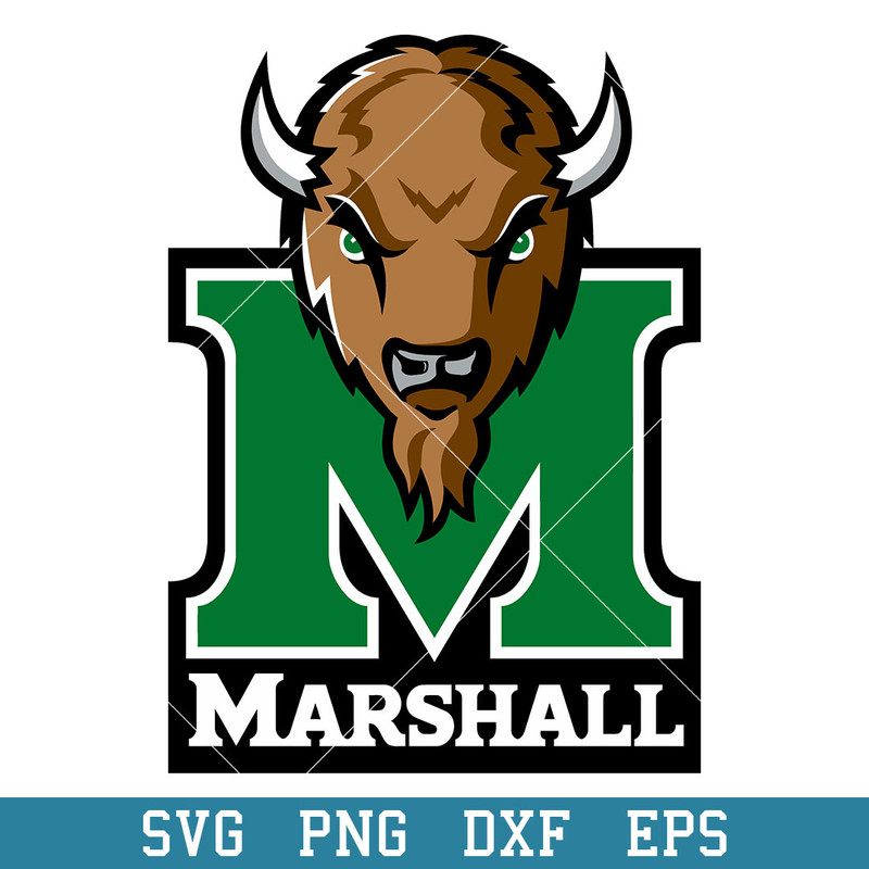 Marshall Thundering Herd Logo Svg, Marshall Thundering Herd Svg, NCAA Svg, Png Dxf Eps Digital File.jpeg