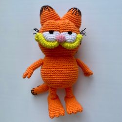 Garfield amigurumi crochet pattern