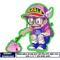 Arale Norimaki embroidery design