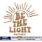 Be the light embroidery design