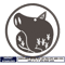 Boar Sin Of Gluttony Logo embroidery design