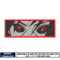 Itachi eyes rectangle embroidery design