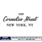 Cornelia street embroidery