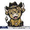 Cow cute embroidery design