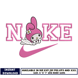 swoosh melody embroidery design