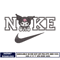 Nike Kuromi embroidery design