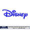 Disney logo embroidery design
