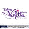 Disney Violetta logo embroidery designs