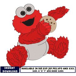 elmo embroidery design