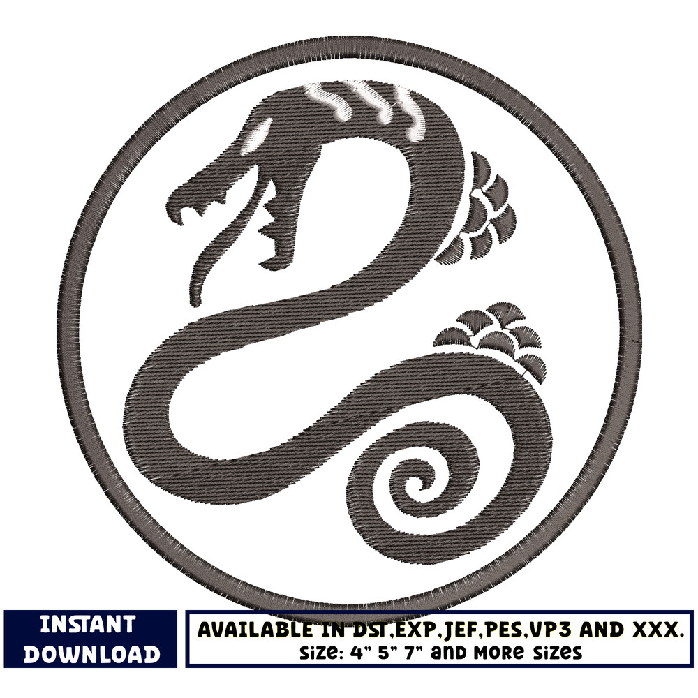 Envy Symbol logo embroidery design