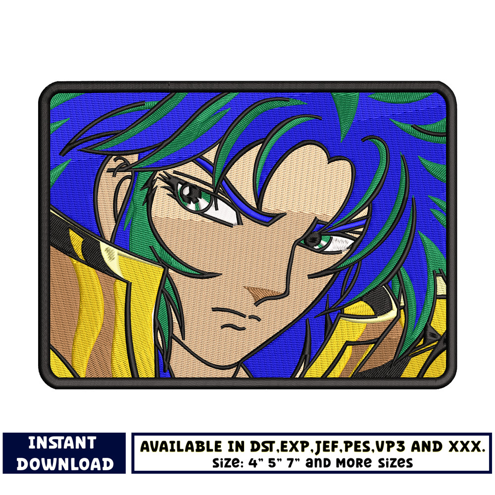 Gemini Saga embroidery design