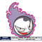 Ghastly pokemon embroidery design