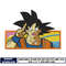 Goku finger head embroidery design