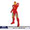 Iron man embroidery design