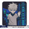 Killua Zoldyck embroidery design