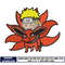 Kurama naruto chibi embroidery design