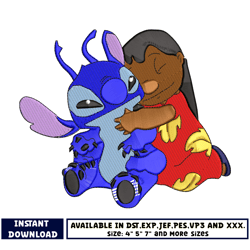 lilo & stitch embroidery design