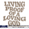 Living proof embroidery