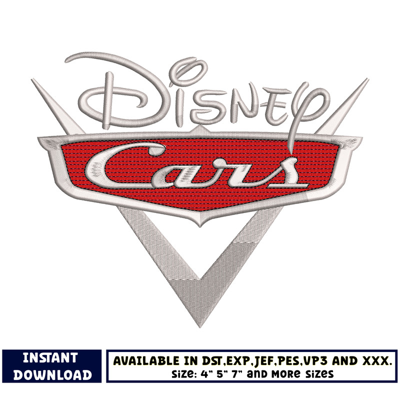 Logo disney car embroidery