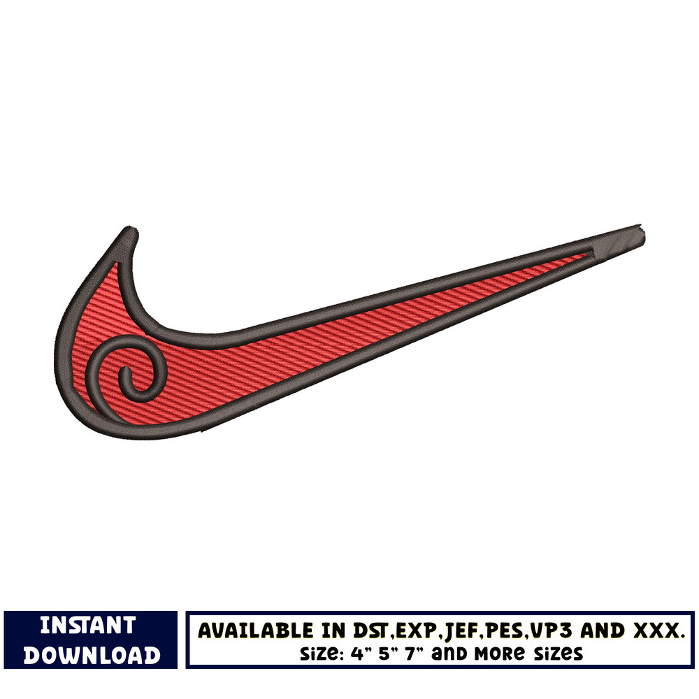 Logo nike akatsuki embroidey design